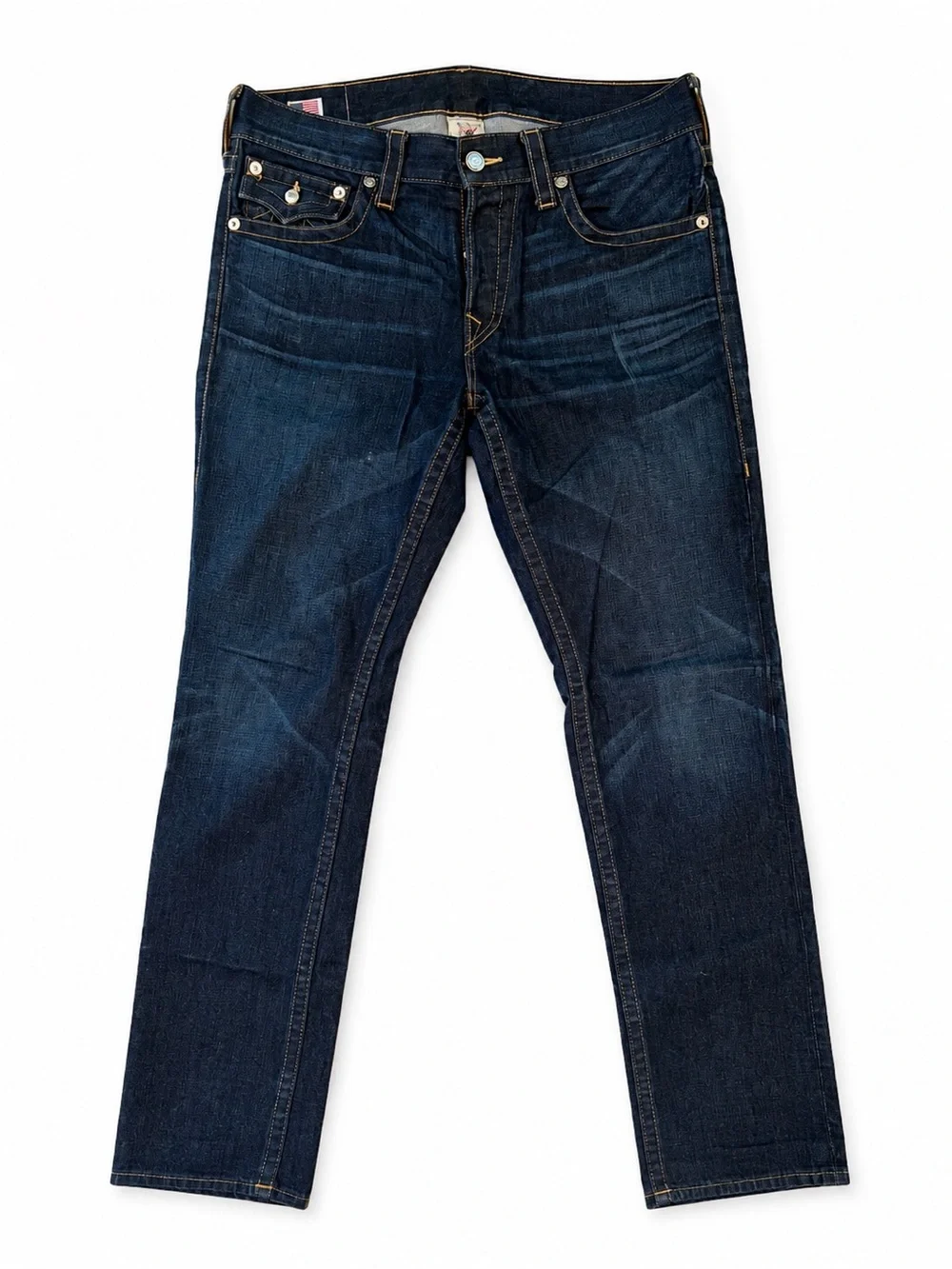 True Religion Men’s Indigo Straight Jeans